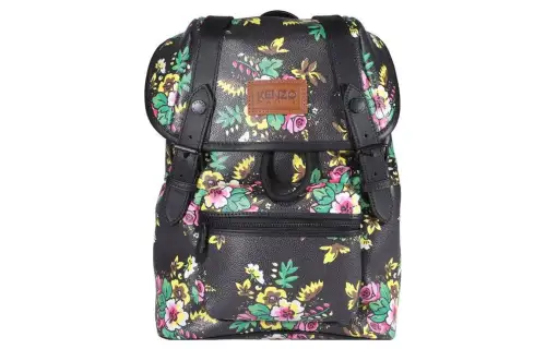 KENZO Cow Leather Backpack Women's Black