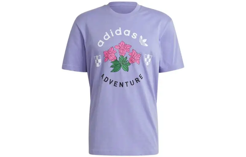 Adidas Originals T Shirt Men's Purple