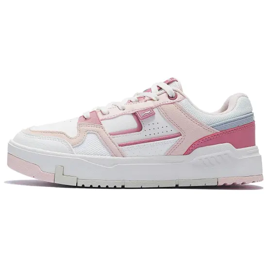 LiNing ACE V2 Low-Top Skateboard Shoes Women's Pink White