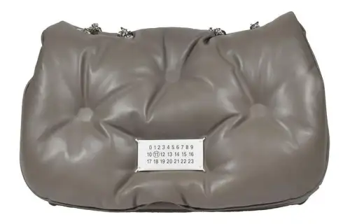 Maison Margiela Sheepskin Crossbody Bag, Shoulder Bag Women's Gray