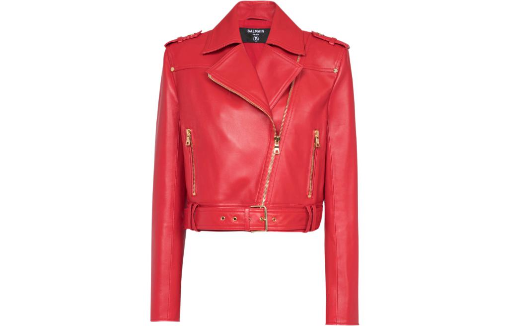 Кожаные куртки Balmain