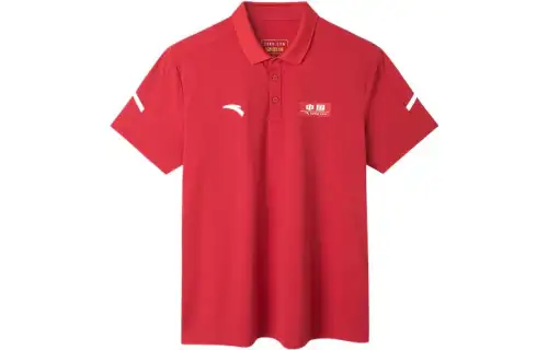 ANTA Variety Training Collection T Shirts Men's Red Moderate Straight Fit