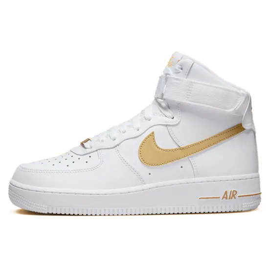 Nike Women's Air Force 1 High 'White Metallic Gold'