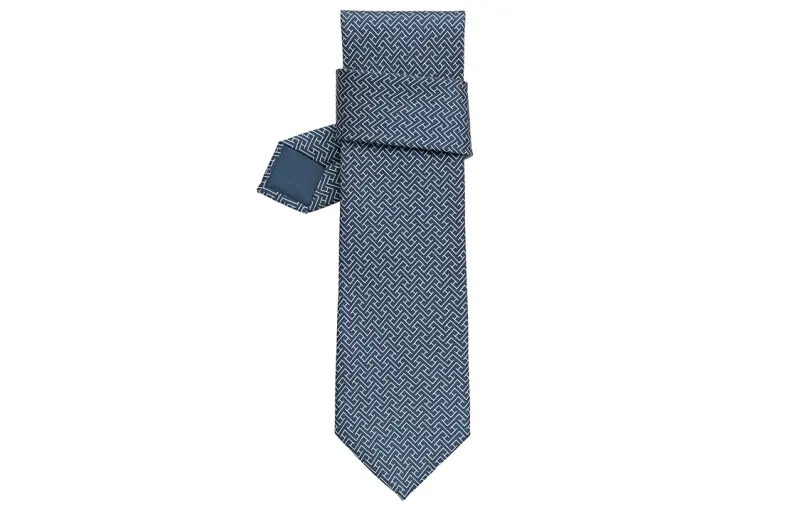 HERMES Minotaure Tie Men's Blue
