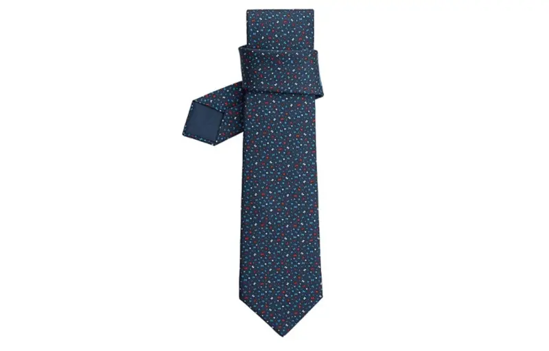HERMES Bubble Ties Men's Blue