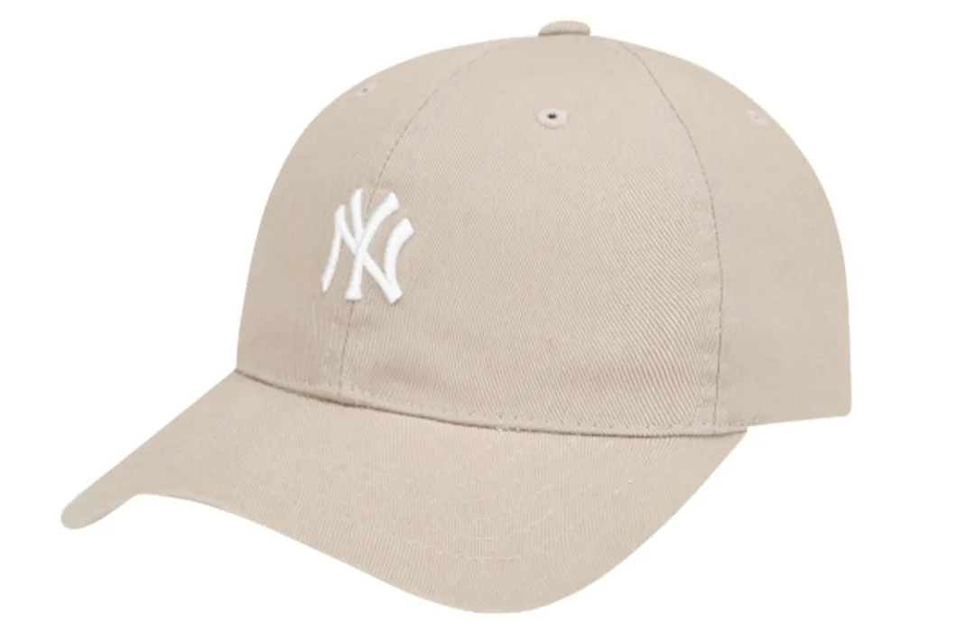 MLB Cotton Baseball Caps Unisex Beige