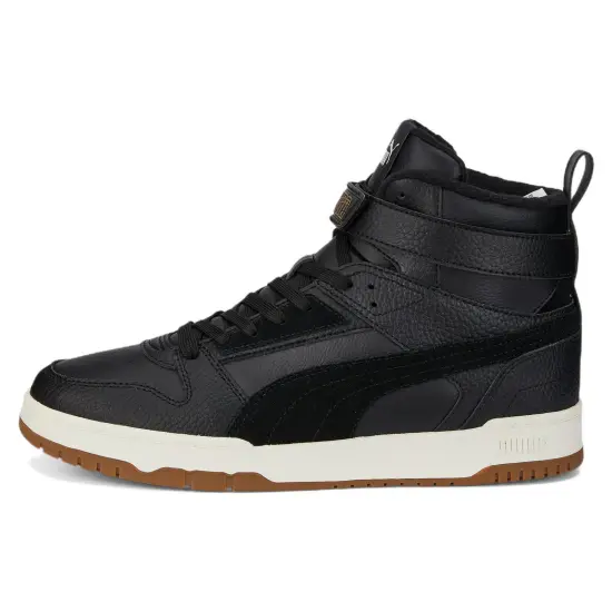 PUMA Skateboarding Shoes Unisex High-top Black/white