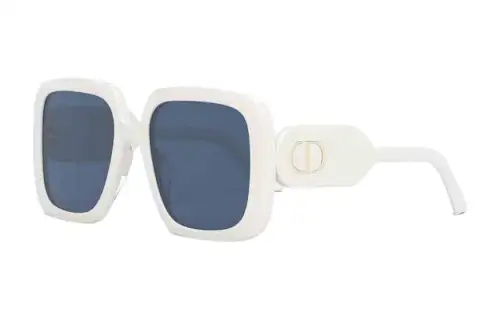 DIOR Minimalist Fashion Plate Frame Irregular Shape Sunglasses Unisex