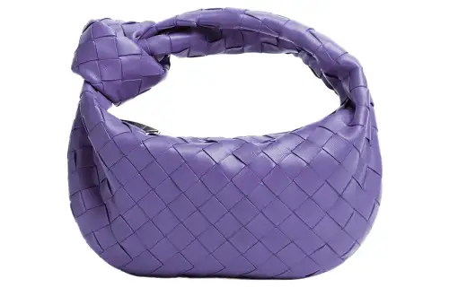 Bottega Veneta Sheepskin Handbag Mini Women's Purple