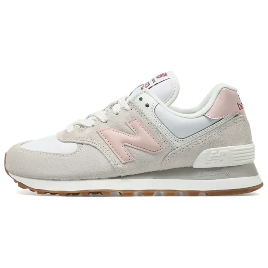 New Balance 574 White Pink Gum