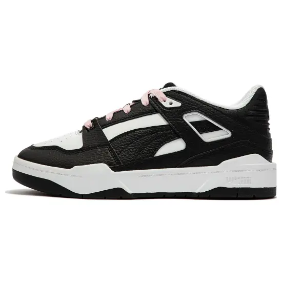 PUMA Slipstream Skateboarding Shoes Women's Low-top White/black/pink