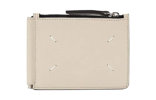Maison Margiela Four-Stitch Detailed Zipped Wallet