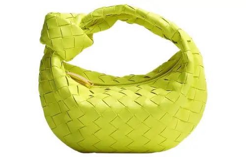 Bottega Veneta Sheepskin Handbag Mini Women's Lemon Kiwi Green