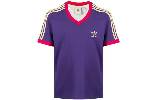 adidas originals X Wales Bonner 70s Men's Short Sleeve Vintage Tee Purple