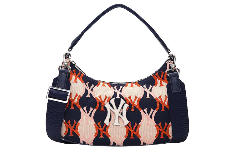 Женская сумка MLB Monogram Bag (темно-синяя)