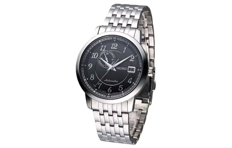 SEIKO Presage Automatic Mechanical Movement Stainless Steel Strap Watch Men's Watches Black Dial