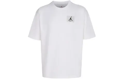 Jordan Flight Essentials T-Shirts Men's White Crew Neck Moderate