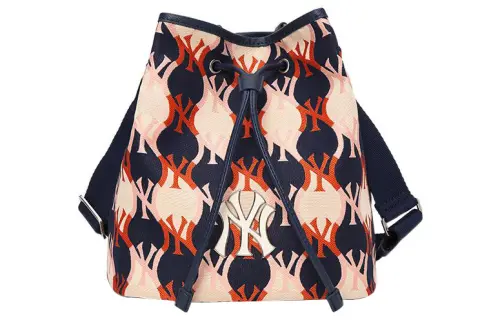 MLB Monogram Collection Canvas Combo Bag, Bucket Bag, Handbag, Shoulder Bag, Crossbody Bag Regular Unisex