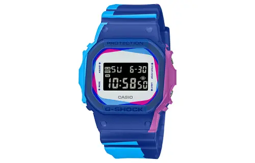 CASIO Men G-SQUAD Series Black Watch DWE-5600PR-2PR