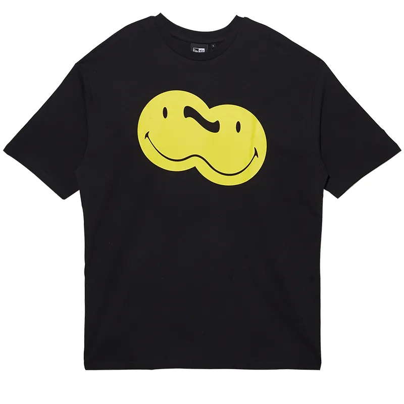New Era New Era × Smiley T Shirt Unisex Black