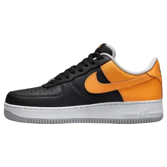Nike Air Force 1 Low '07 Black Kumquat Light Smoke Grey