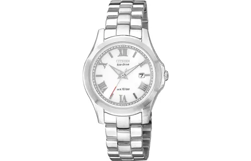 CITIZEN Ecology Drive Collection Light Powered Quartz Movement Stainless Steel Strap Watch