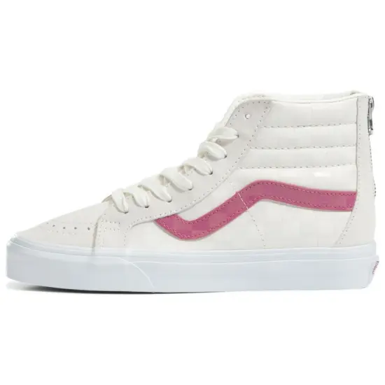 Vans SK8 Skateboarding Shoes Unisex High-top Pink/white