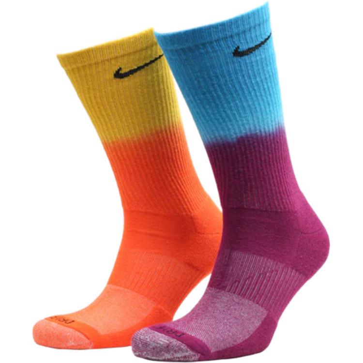 Носки Nike с градиентным логотипом (оранжевые)