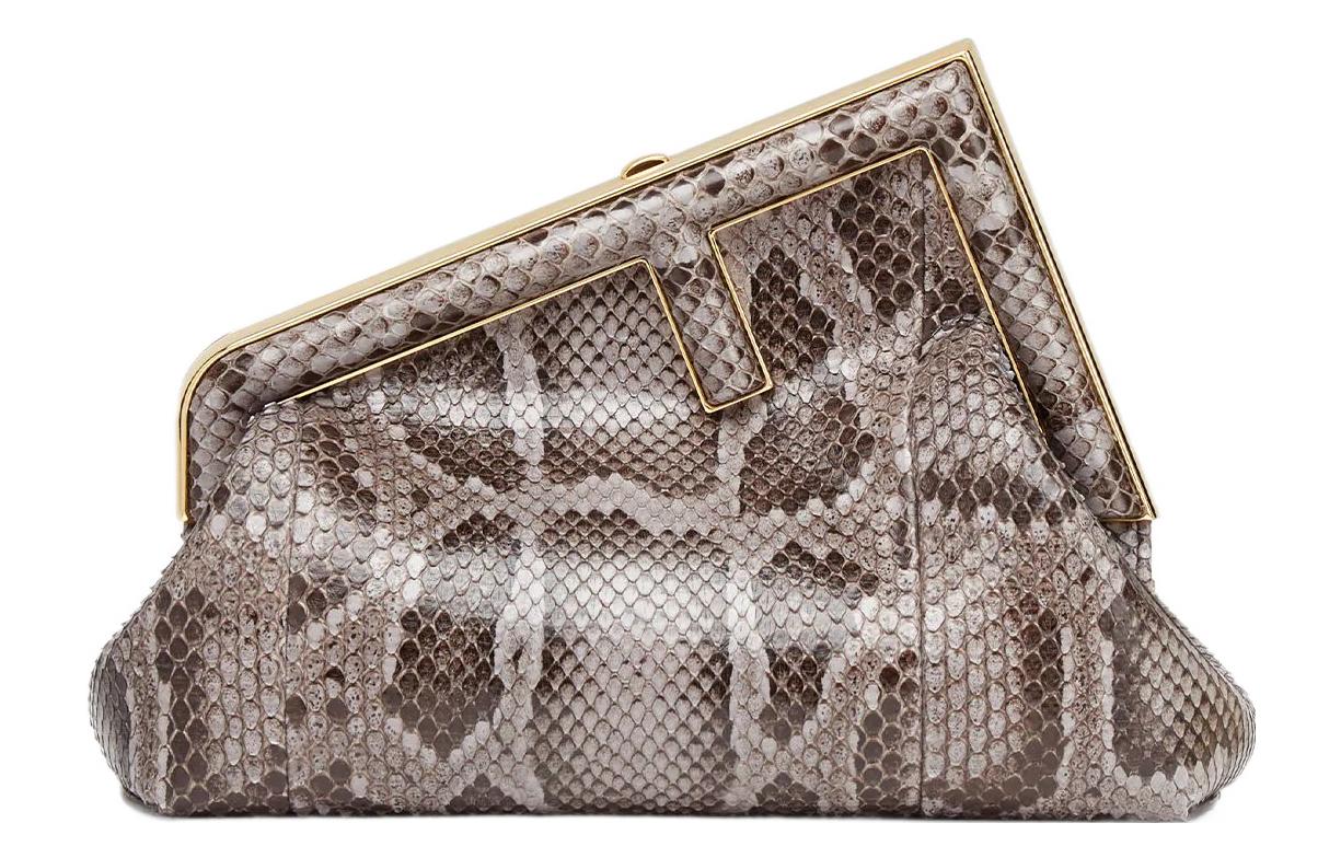 Женская сумка Fendi First (серая)