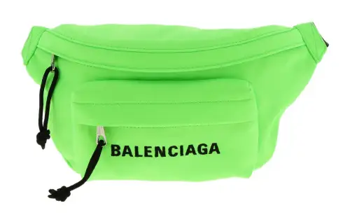 Balenciaga Canvas Bag Fanny Pack Regular Unisex Turquoise