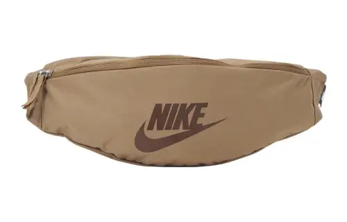Nike Fabric One Shoulder Crossbody Sling Bag, Fanny Pack Regular Unisex Brown