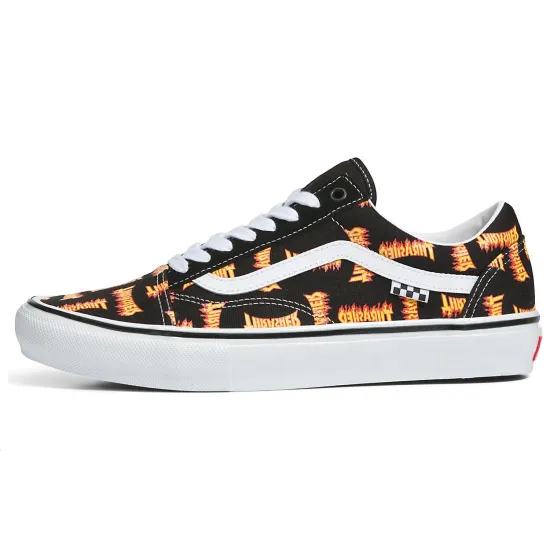 Vans Old Skool Thrasher All Over Flame Logo