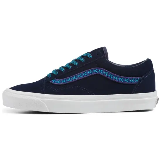 Vans Old Skool Skateboarding Shoes Unisex Low-top Blue