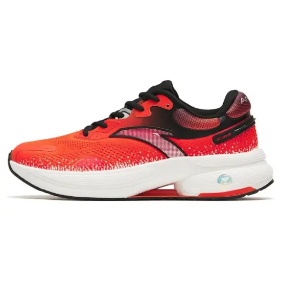 ANTA Running Collection Running Shoes Men Low-Top Persimmon Orange/White Black