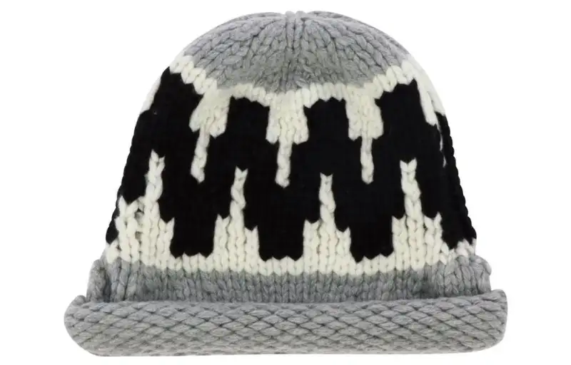 【Previous Season】zigzag-knit beanie hat