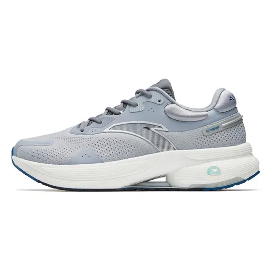 ANTA Running Shoes Men Low-Top Dusty Gray/Cool Gray