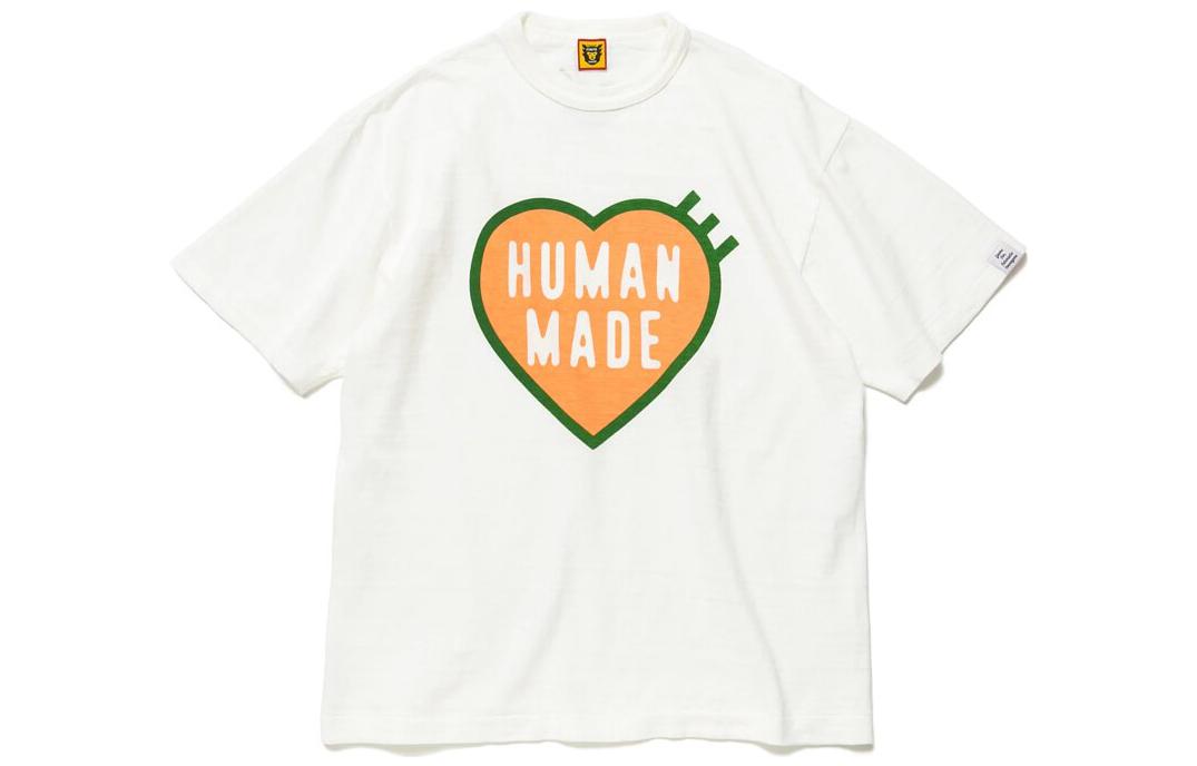 Футболка Human Made Heart Logo (разноцветная)