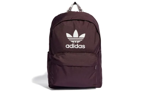 Adidas Originals Trefoil Recycled Polyester Backpack Regular Unisex Dark Brown Red