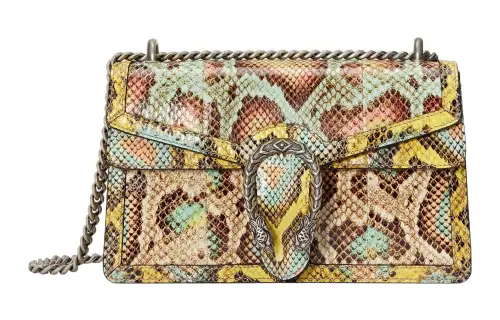 GUCCI Dionysus Python Skin Crossbody Bag, Shoulder Bag Women's Multicolor