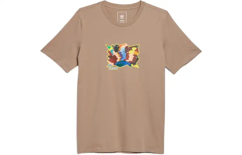 Adidas Originals T Shirt Japan Version Men's Khaki