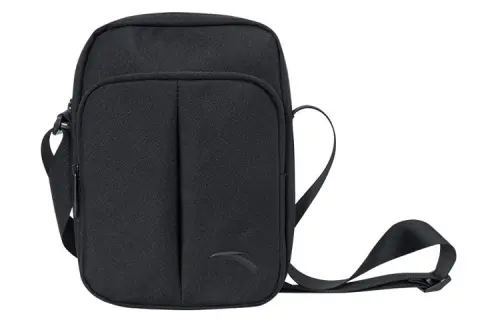 Anta Variety Training Collection Fabric Cell Phone Pouch, Shoulder Bag, Crossbody Bag Unisex Black