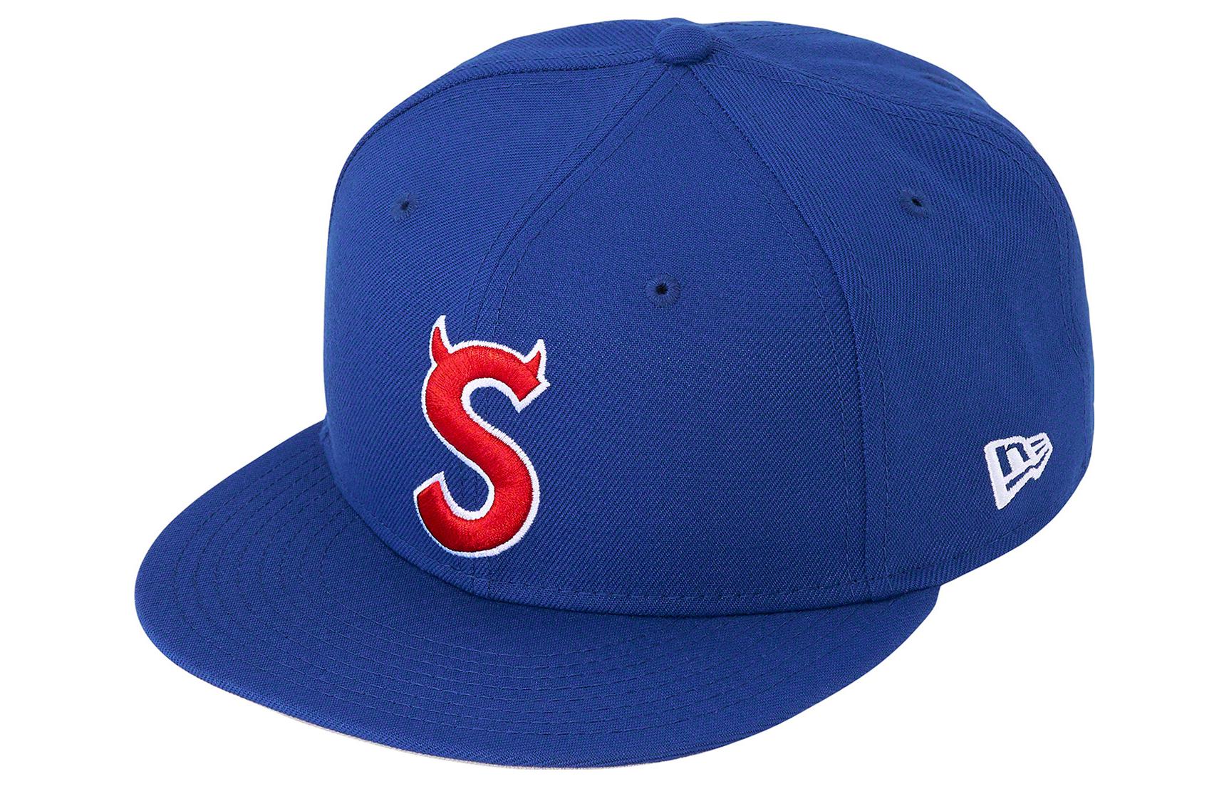 Кепка Supreme x New Era FW22 Week1 S Logo (коричневая)