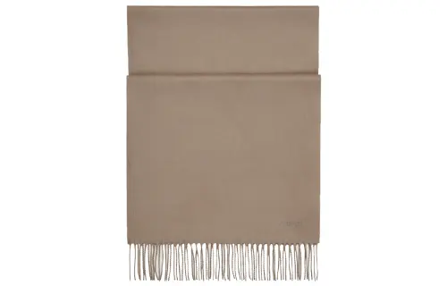 HERMES Unie Brodee Knit Scarf Unisex Brown
