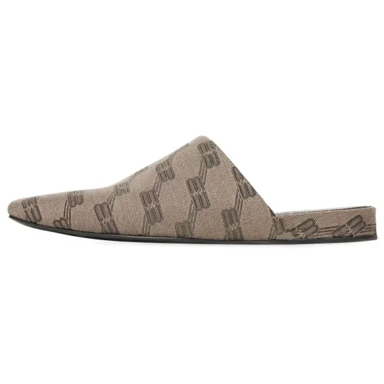 Balenciaga Cosy Mules 'BB Monogram Brown'