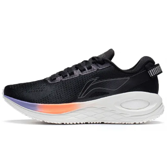 LINING Furious Rider 6.0 Running Shoes Women's Low-Top Phantom Black/Purple/Orange