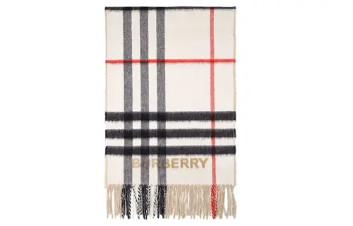 Burberry Check Cashmire Scarf