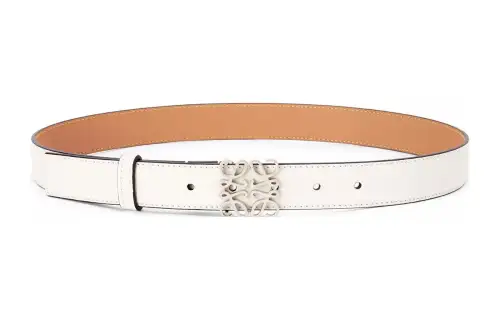 LOEWE Smooth Buckle Cow Leather Belts Women's 2.8cm