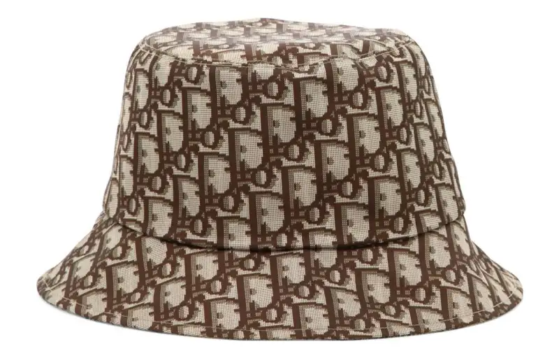 Christian DIOR Graphic Printed Bucket Hat