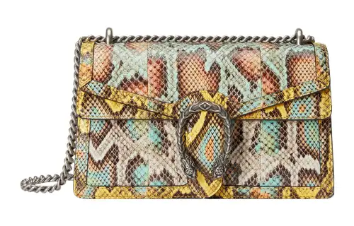 GUCCI Dionysus Python Skin Crossbody Bag, Shoulder Bag Women's Multicolor