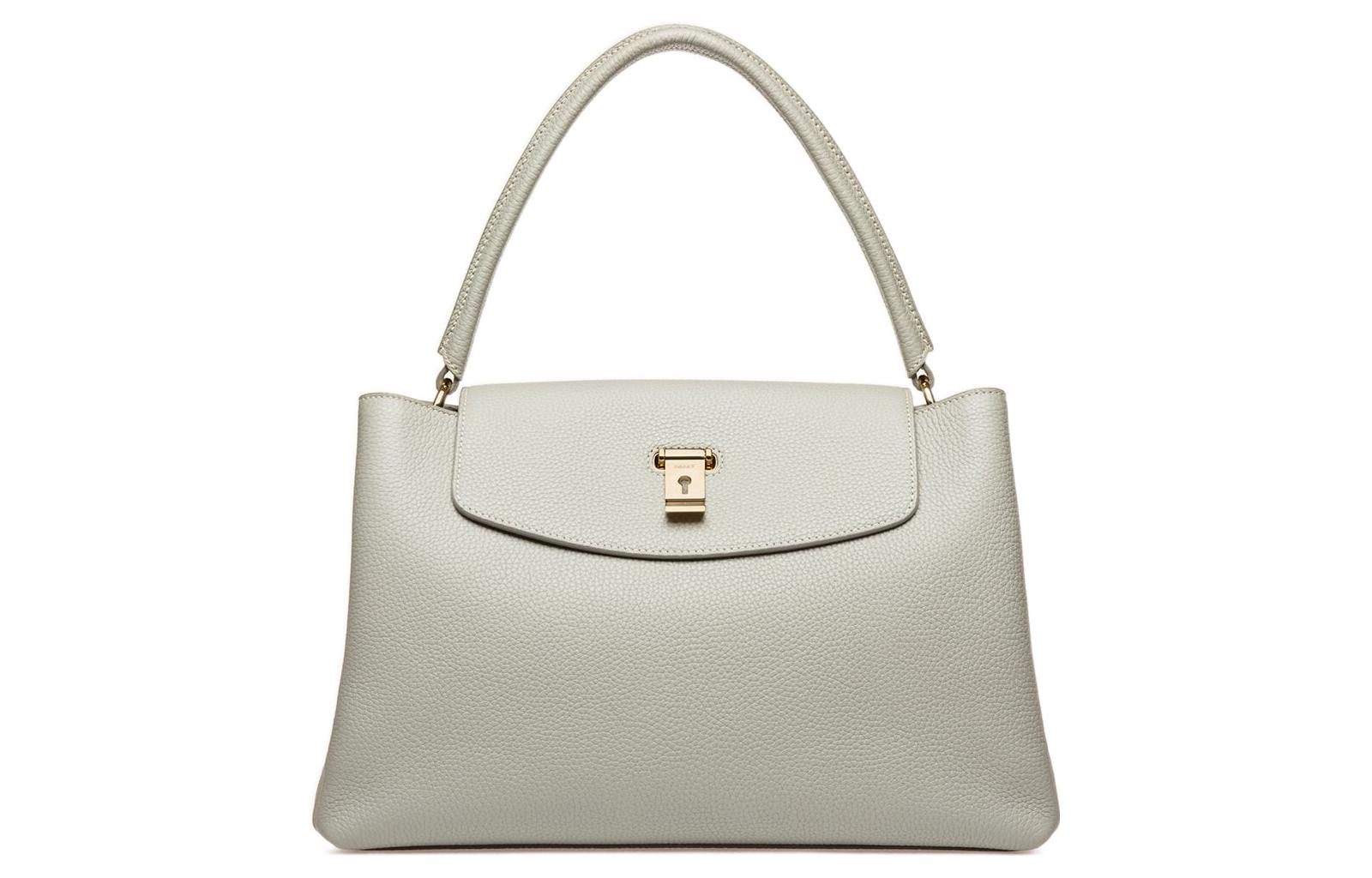 BALLY Bally, folding foldable removable adjustable straps, leather blue one-shoulder bag